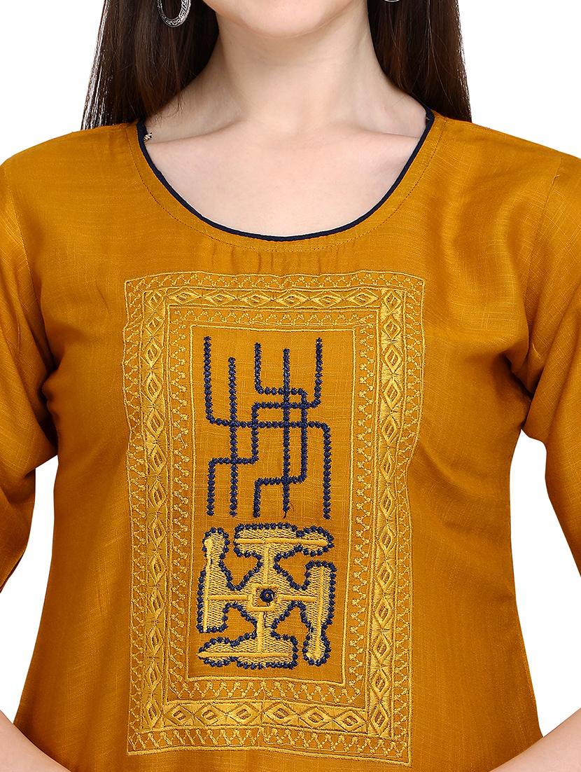 women's straight kurta - 17923172 - Standard Image - 3