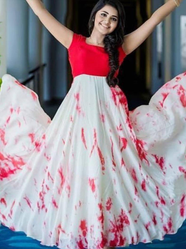 sarthee traditional tie die kurti floor - 17923768 - Zoom Image - 0