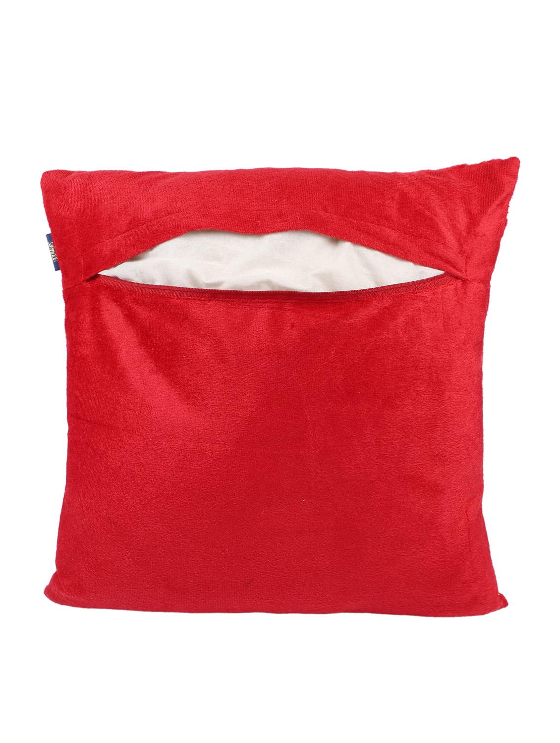 velvet cushion cover 16 x 16 inch (set of 1) by ambbi collections - 17924796 - Standard Image - 3