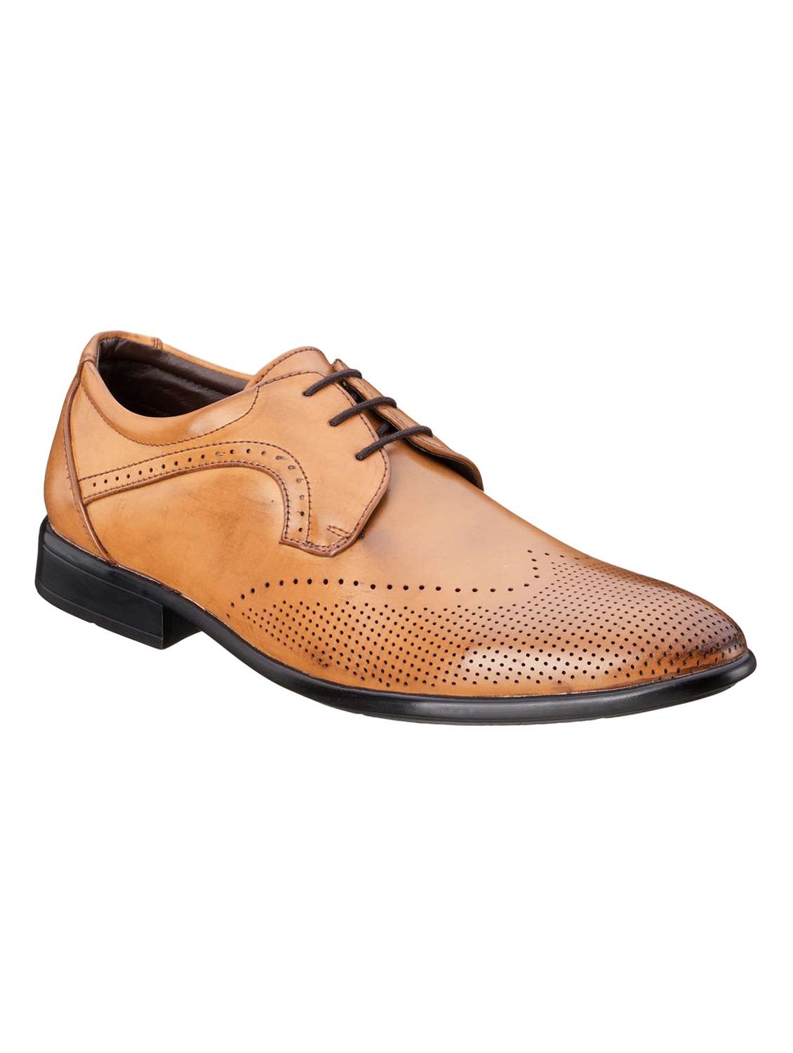 tan pu laceup derbies