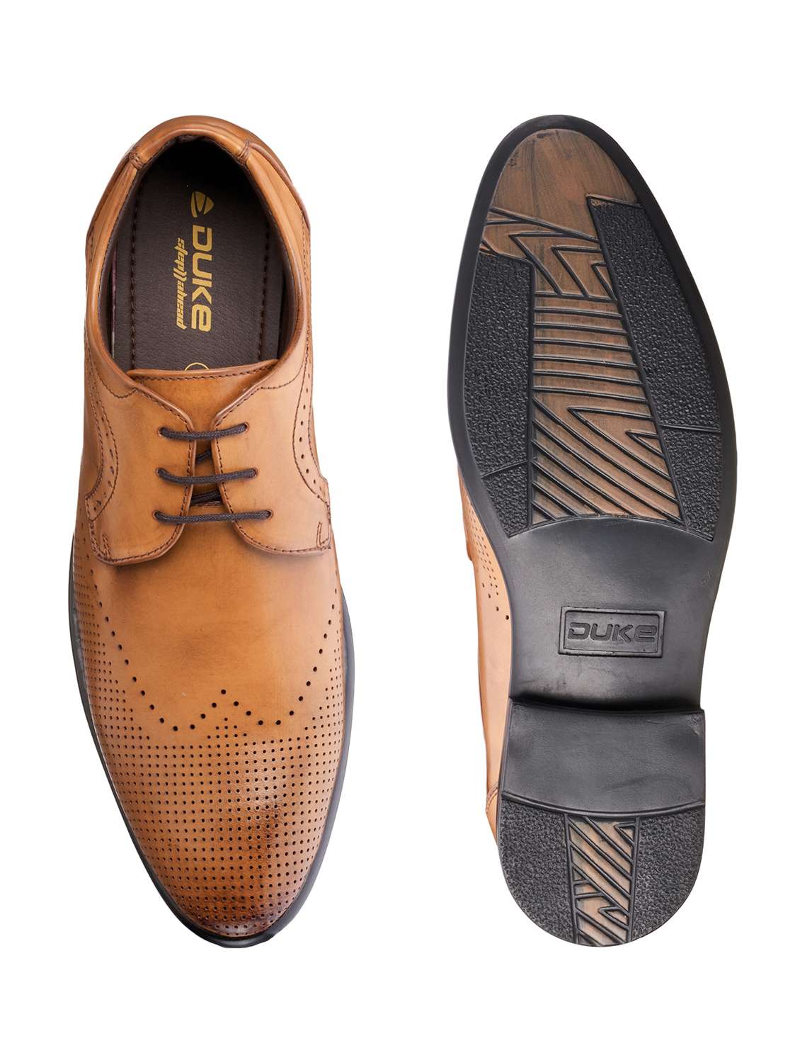 tan pu laceup derbies - 17926369 -  Standard Image - 3