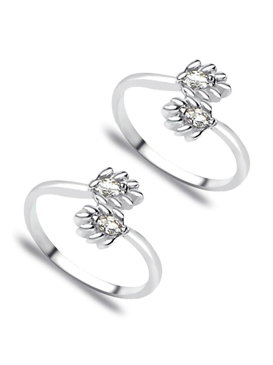 upper openable silver toe ring-tr174 - 17927504 -  Zoom Image - 0