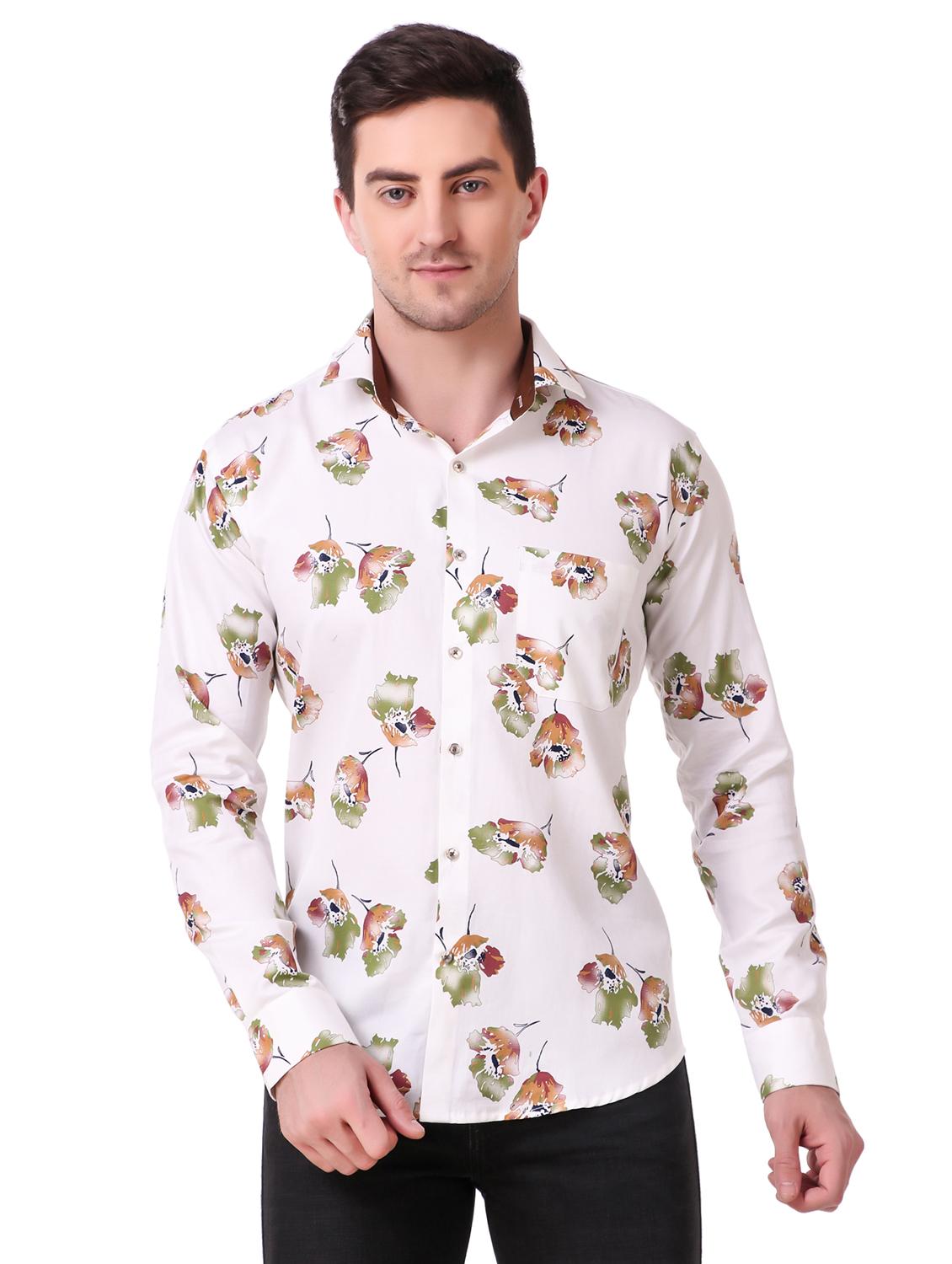 mens florals casual shirt - 17927737 - Zoom Image - 0