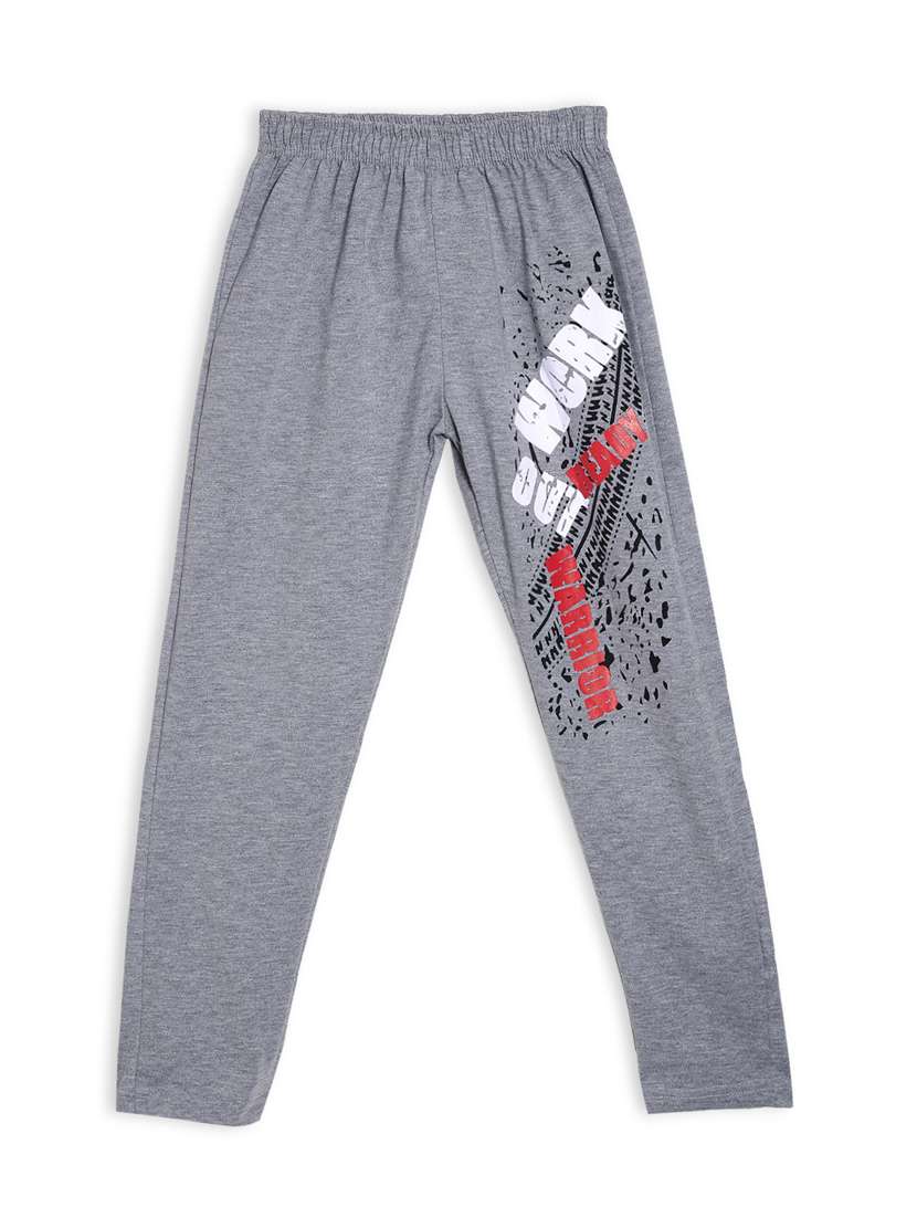 grey printed track wear