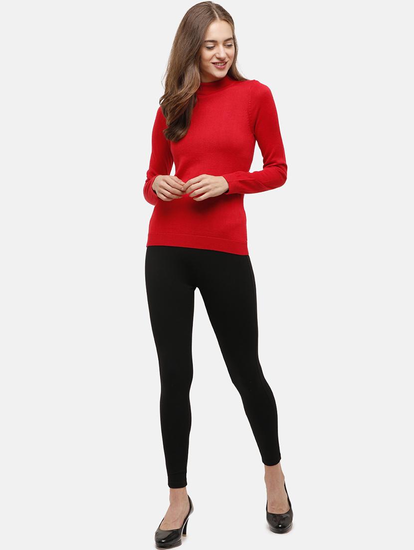red solid pullover - 17929427 - Standard Image - 3