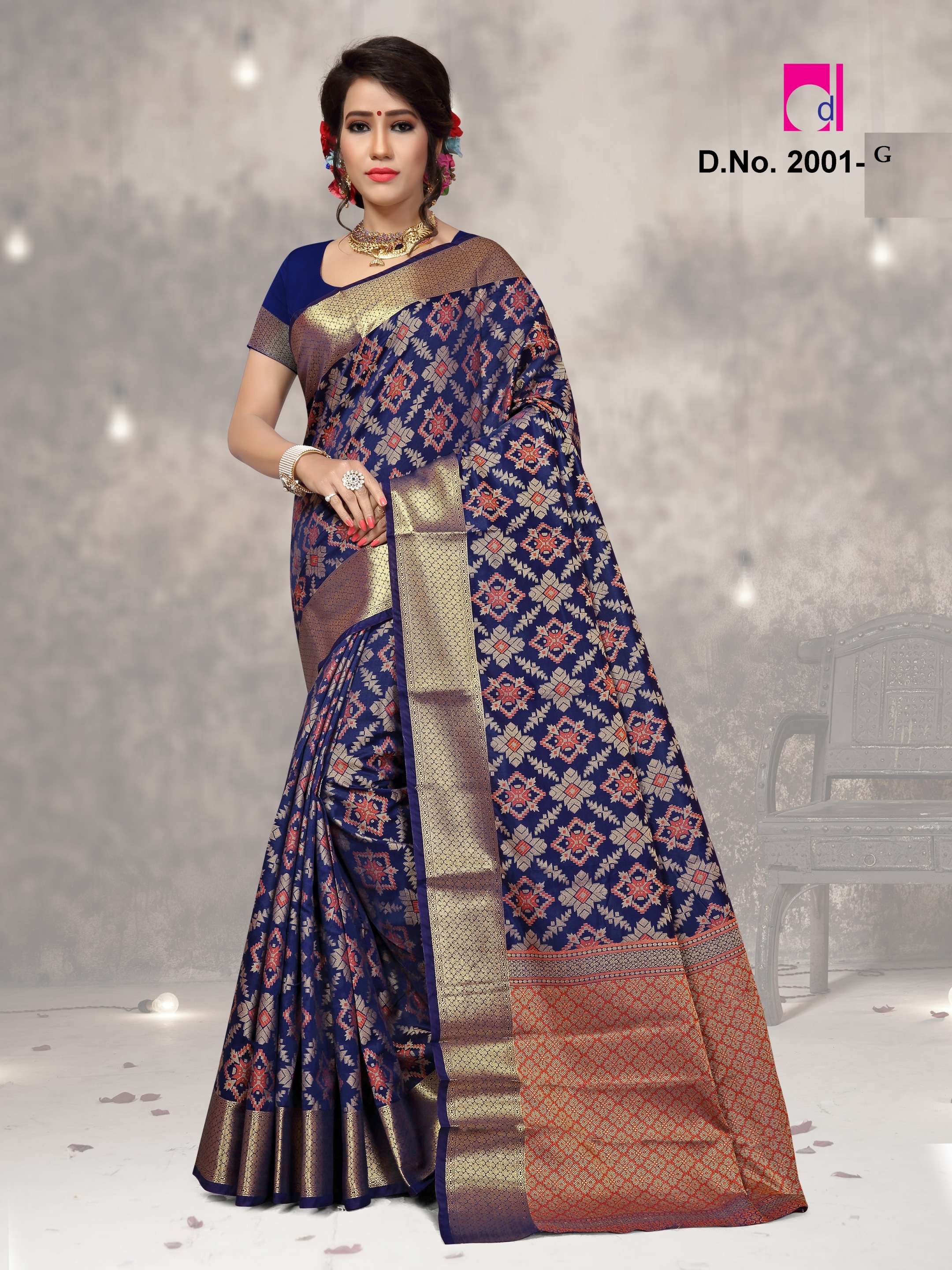 Traditional Banarsi Cotton Silk Saree 