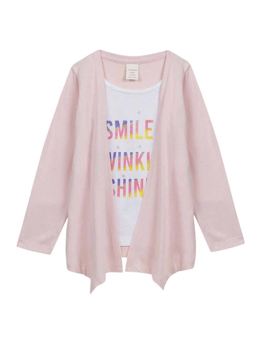 pink solid shrug - 17931335 - Zoom Image - 0