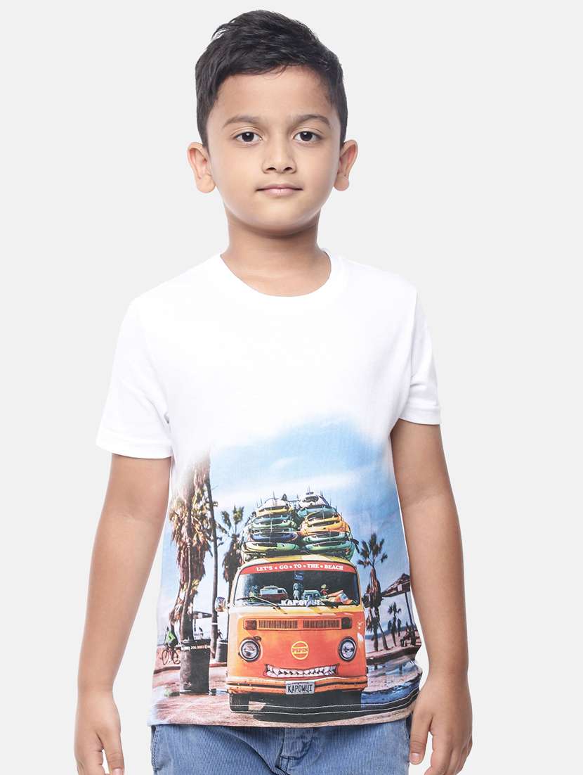 round neck graphic t-shirt