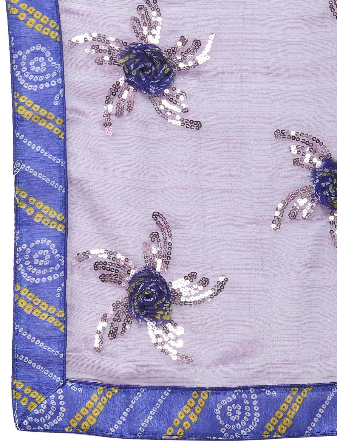 women's self design purple colored saree with blouse - 17933599 - Standard Image - 3
