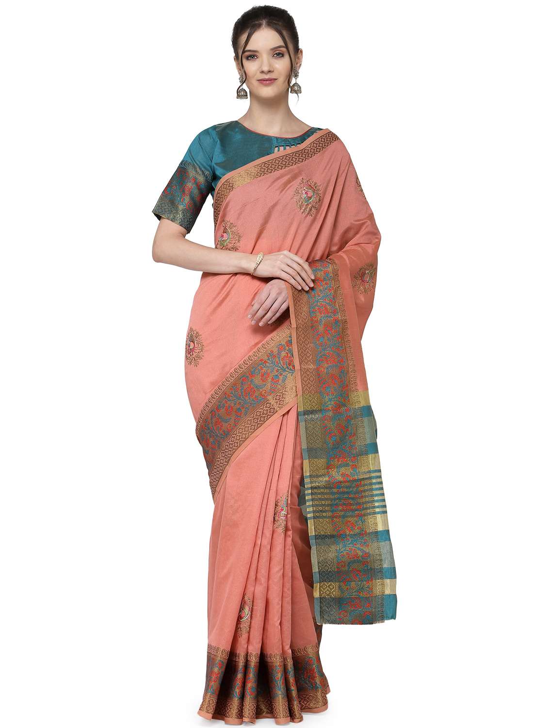 women's embroidered saree - 17933608 - Zoom Image - 0