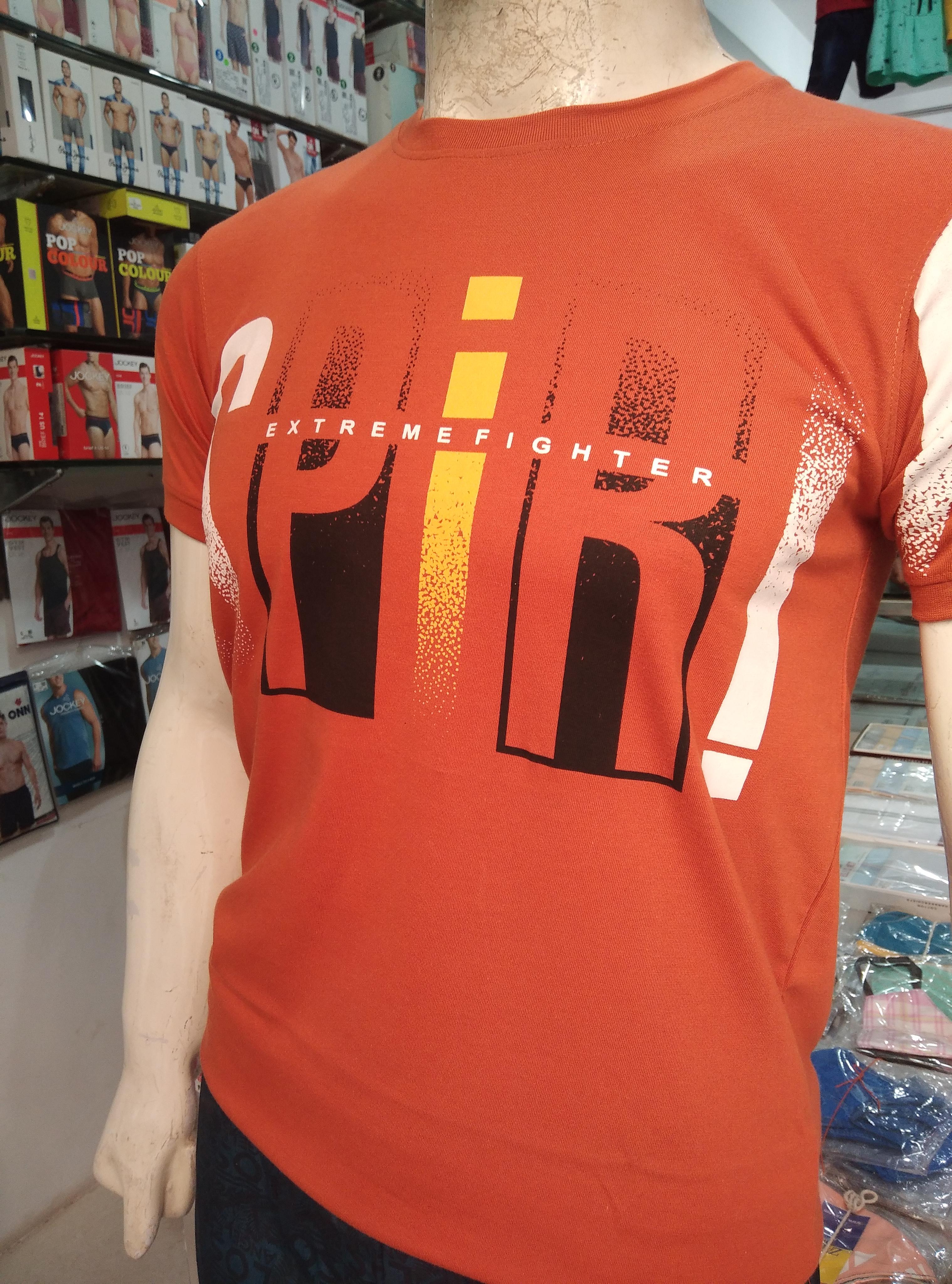 orange cotton tshirt - 17933915 - Zoom Image - 0