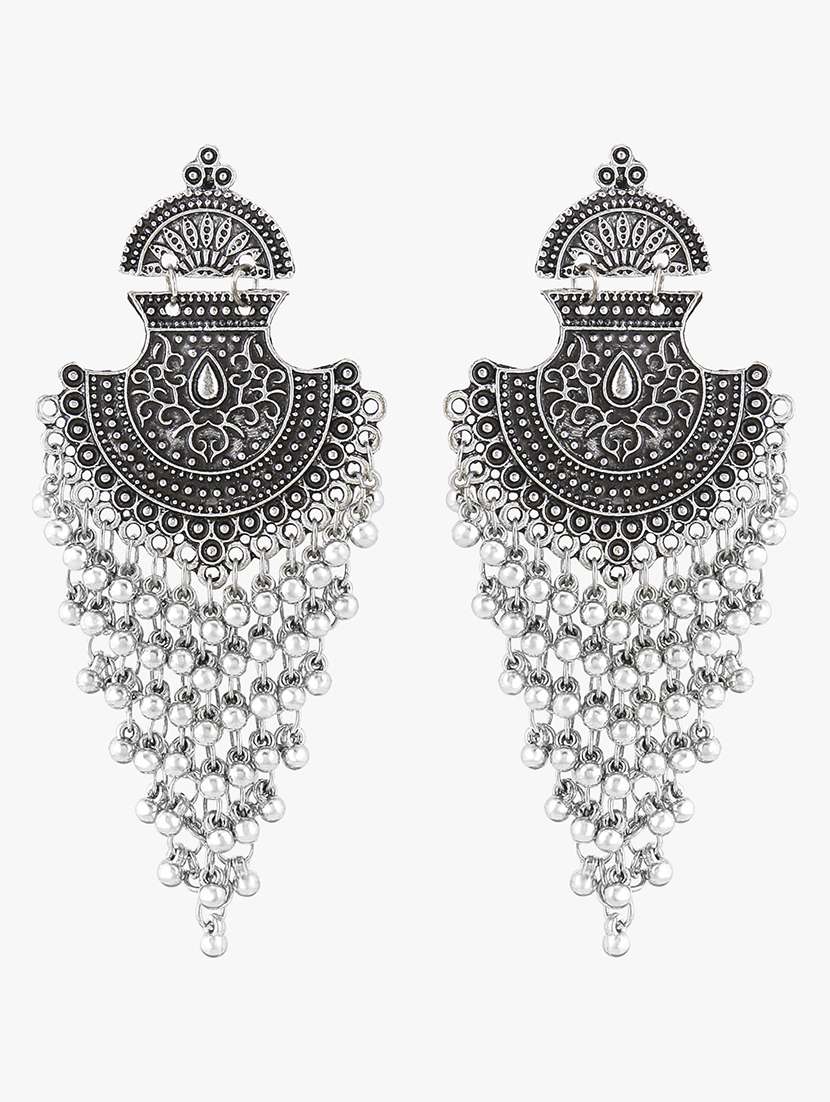 silver plated jhumka