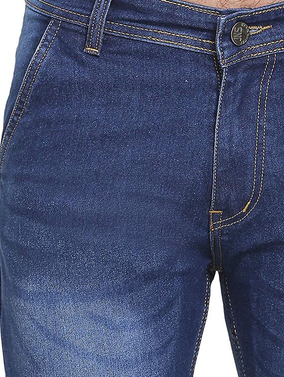 men solid mid rise jeans - 17937518 - Standard Image - 3