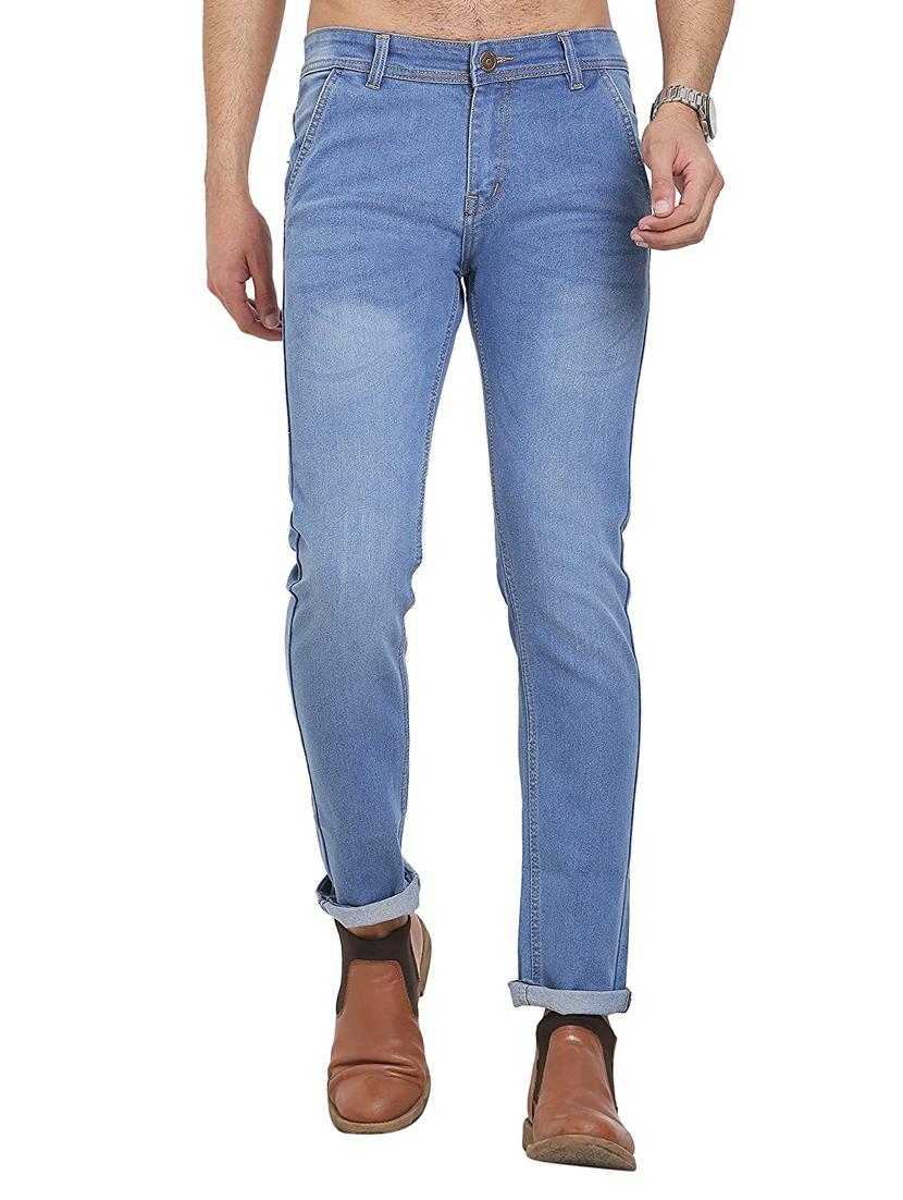 mens slim fit plain jeans - 17937519 -  Zoom Image - 0