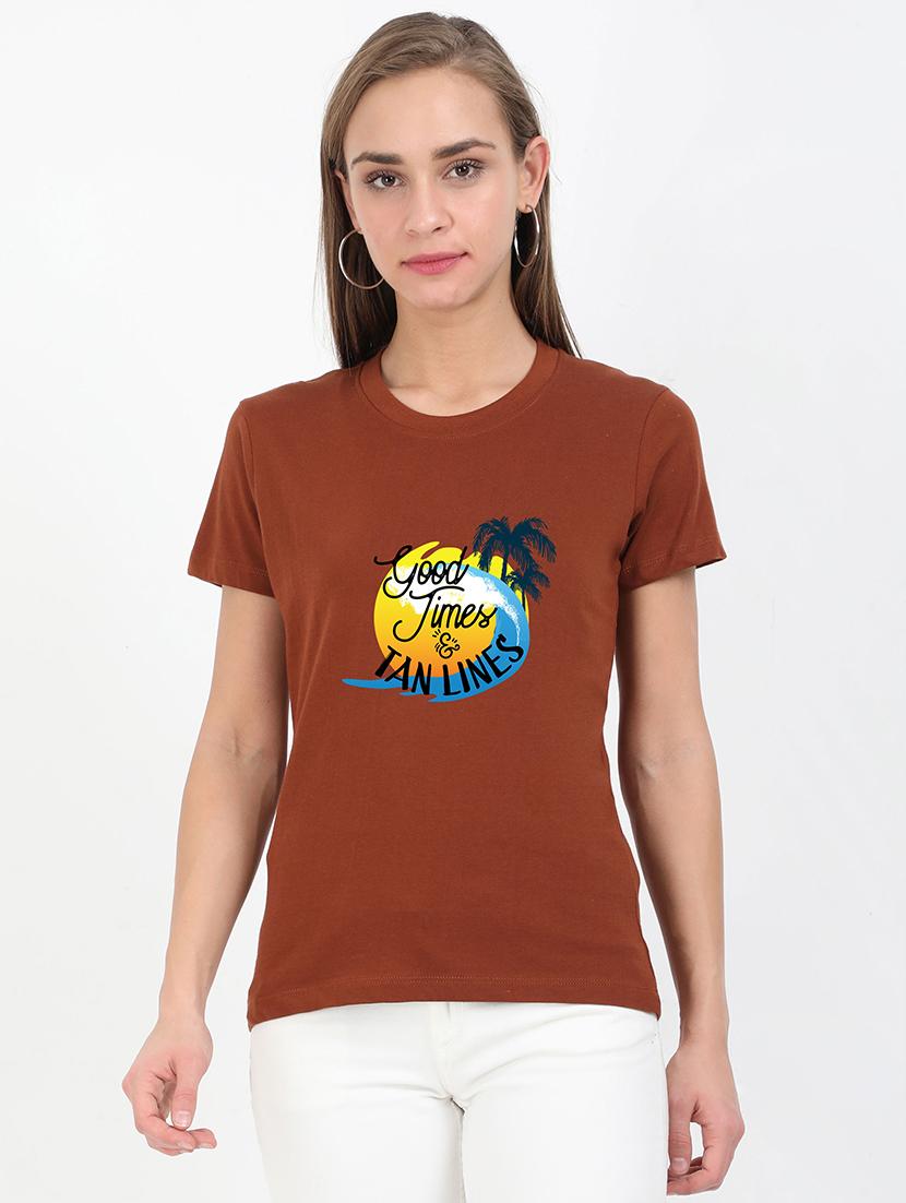 round neck graphic tee - 17938166 - Zoom Image - 0