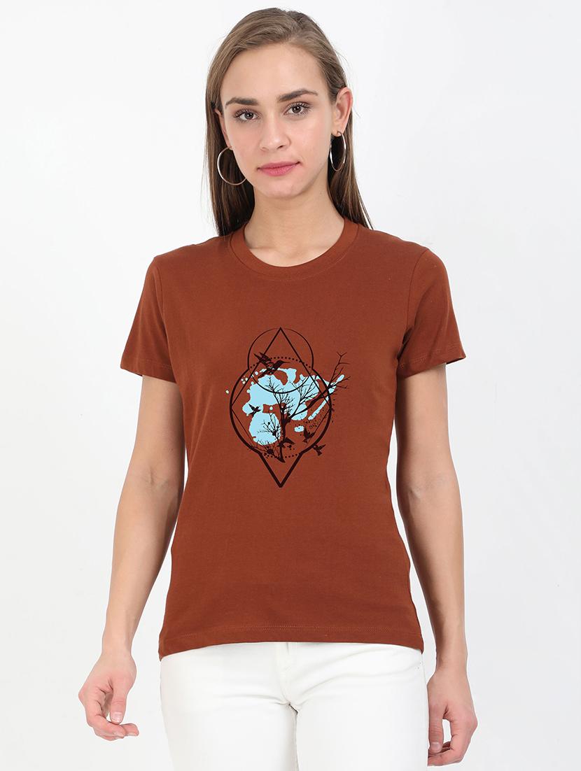 round neck graphic tee - 17938204 - Zoom Image - 0