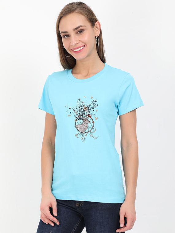 round neck graphic tee - 17938341 - Zoom Image - 0