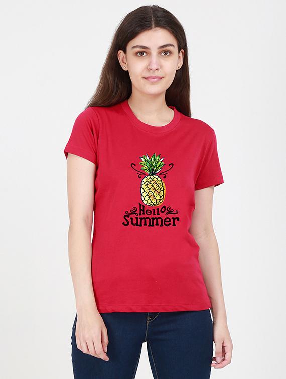 round neck graphic tee - 17938355 - Zoom Image - 0
