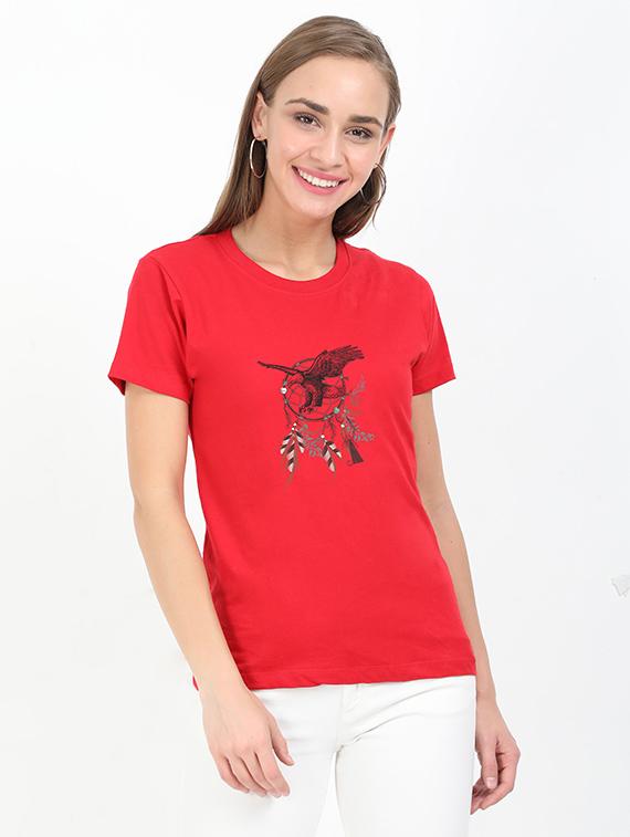 round neck graphic tee - 17938494 - Zoom Image - 0