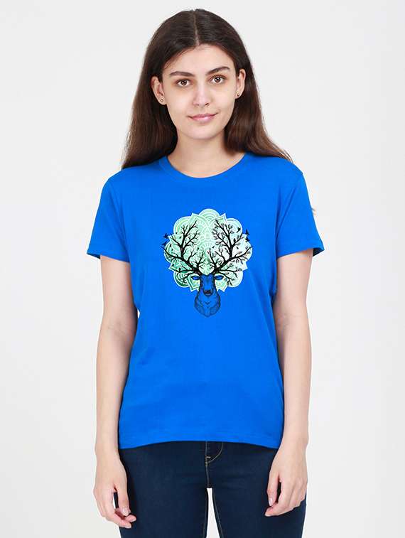round neck graphic tee - 17938522 - Zoom Image - 0