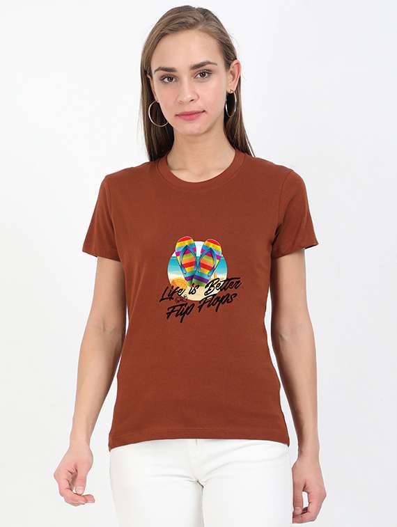 round neck graphic tee - 17938526 - Zoom Image - 0