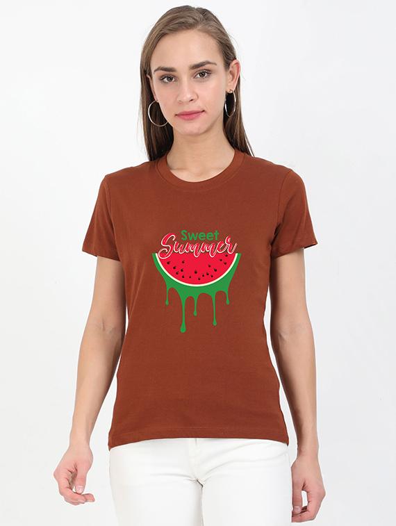 round neck graphic tee  - 17938573 -  Zoom Image - 0