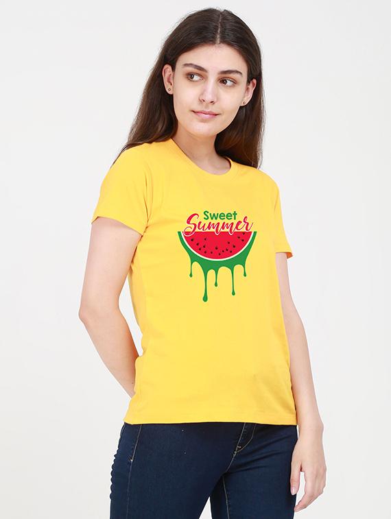round neck graphic tee - 17938576 - Zoom Image - 0