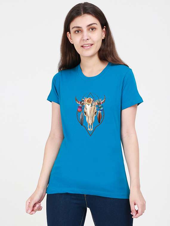 round neck graphic tee - 17938609 - Zoom Image - 0