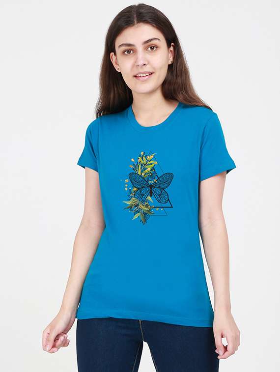 round neck graphic tee - 17938674 - Zoom Image - 0
