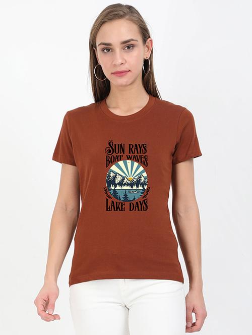round neck graphic tee - 17938682 - Standard Image - 0