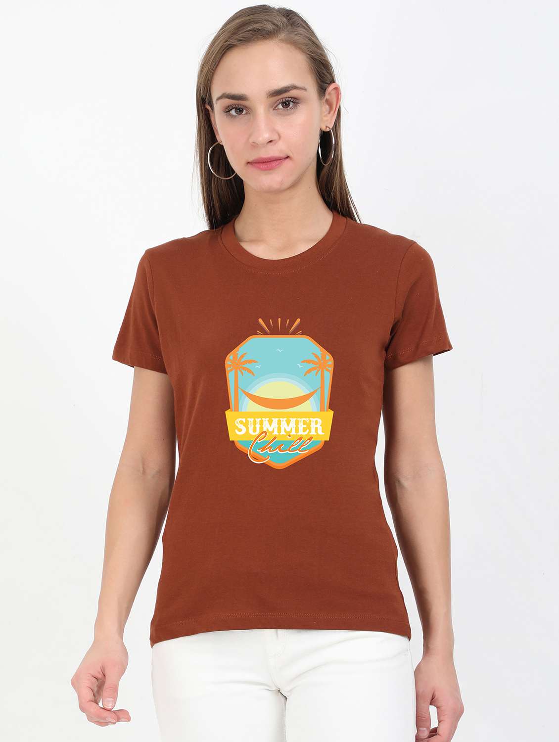 round neck graphic tee - 17938817 - Zoom Image - 0
