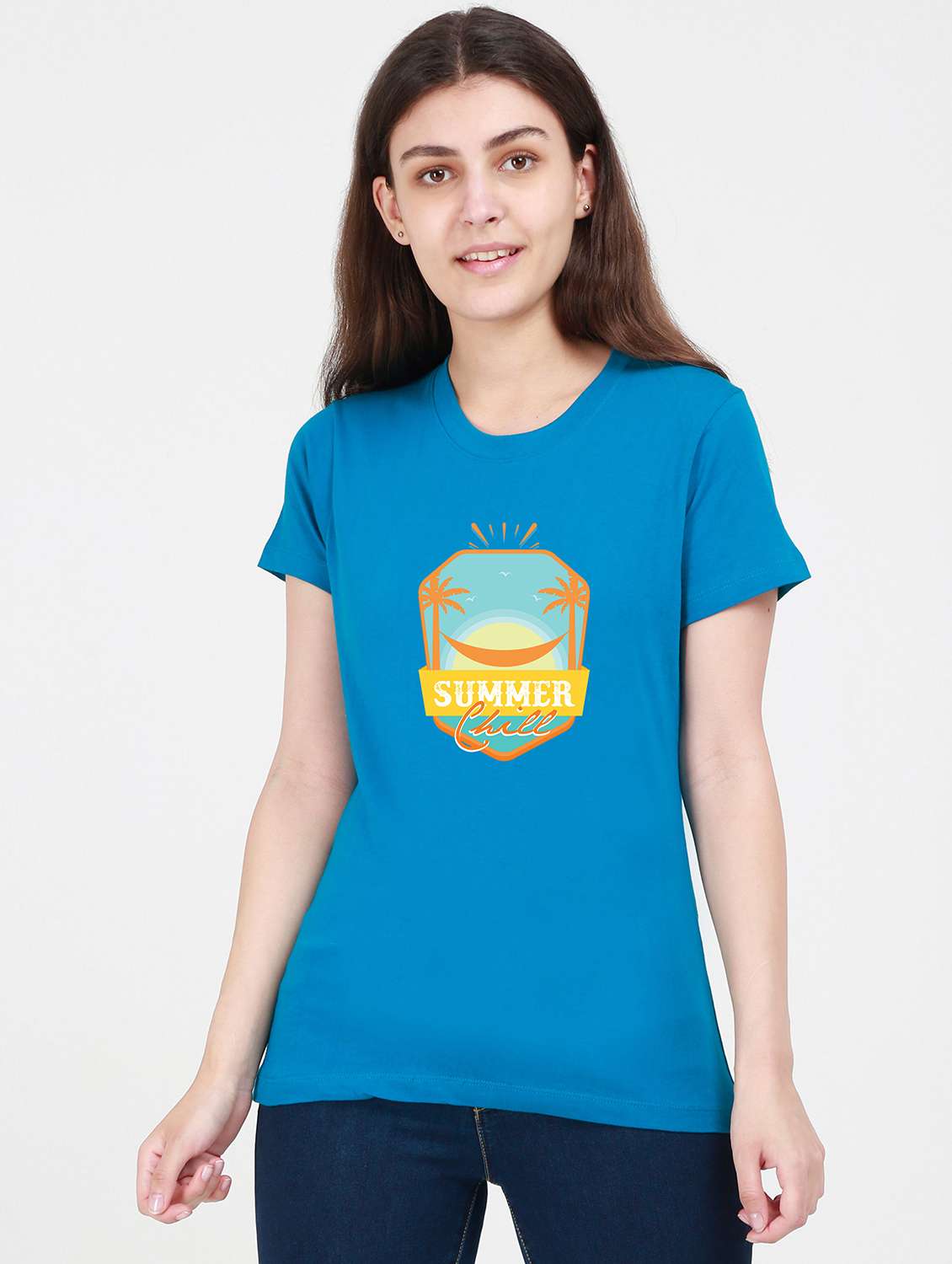 round neck graphic tee - 17938822 - Zoom Image - 0