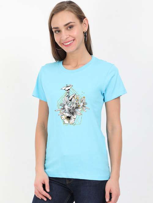 round neck graphic tee - 17938884 - Standard Image - 0
