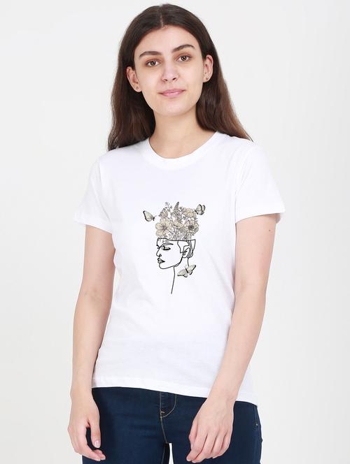 round neck graphic tee - 17938979 - Standard Image - 0