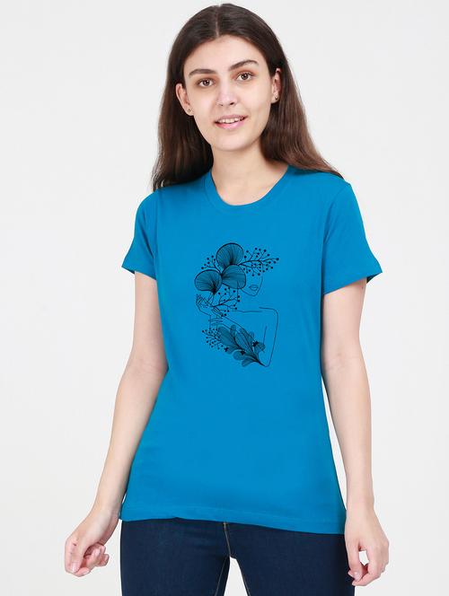 round neck graphic tee - 17939045 - Standard Image - 0