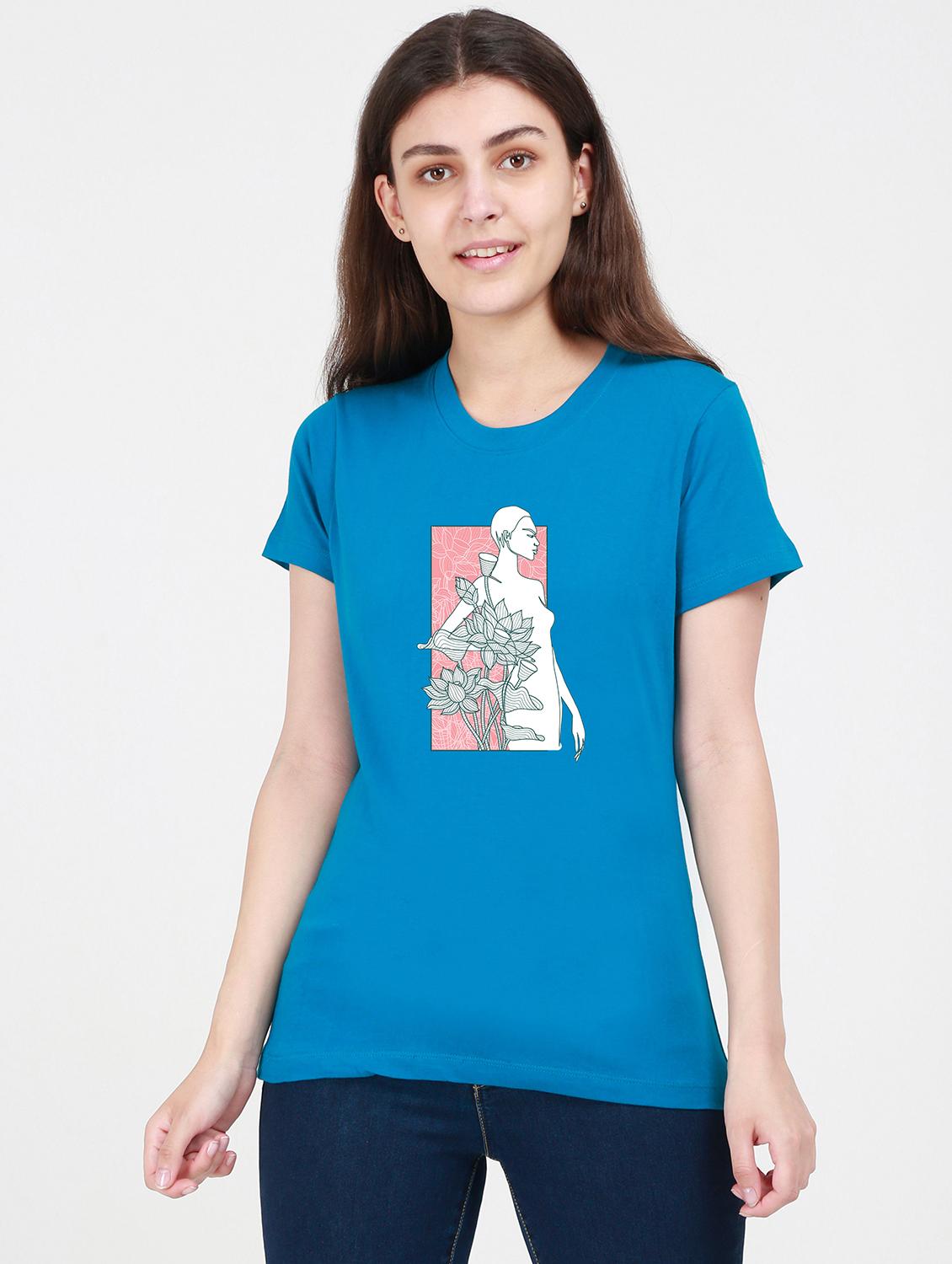 round neck graphic tee - 17939071 - Zoom Image - 0
