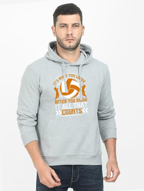grey printed sweatshirt - 17939178 -  Standard Image - 0