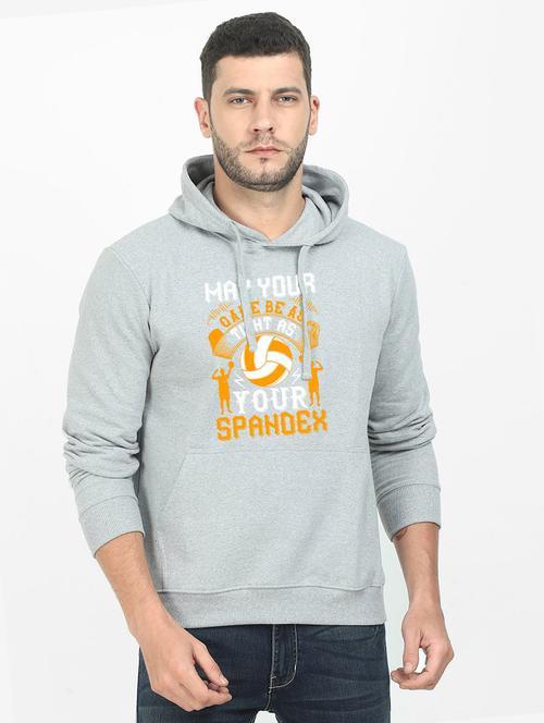grey printed sweatshirt - 17939179 - Standard Image - 0
