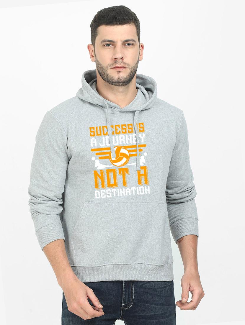 grey printed sweatshirt - 17939191 - Zoom Image - 0