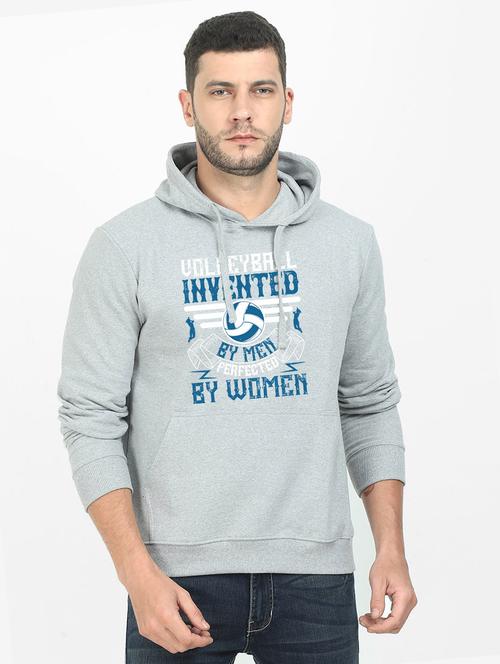 grey printed sweatshirt - 17939199 -  Standard Image - 0