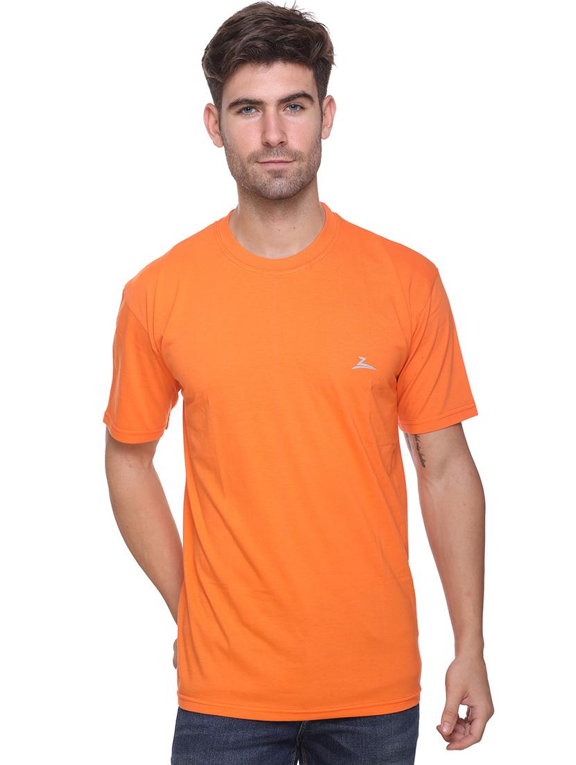 orange solid t-shirt - 17939329 - Zoom Image - 0