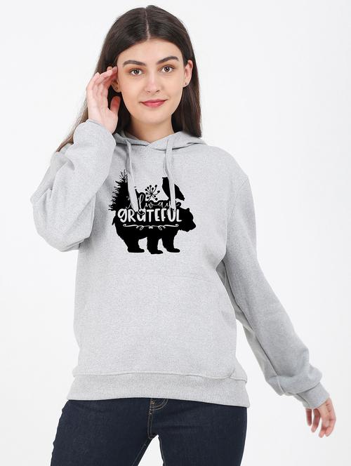 hooded neck graphic sweatshirt - 17939606 -  Standard Image - 0