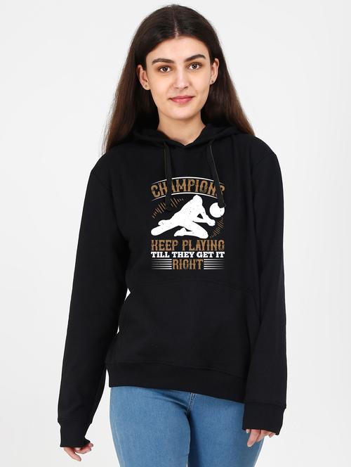 graphic printed hooded sweatshirt - 17939755 - Standard Image - 0