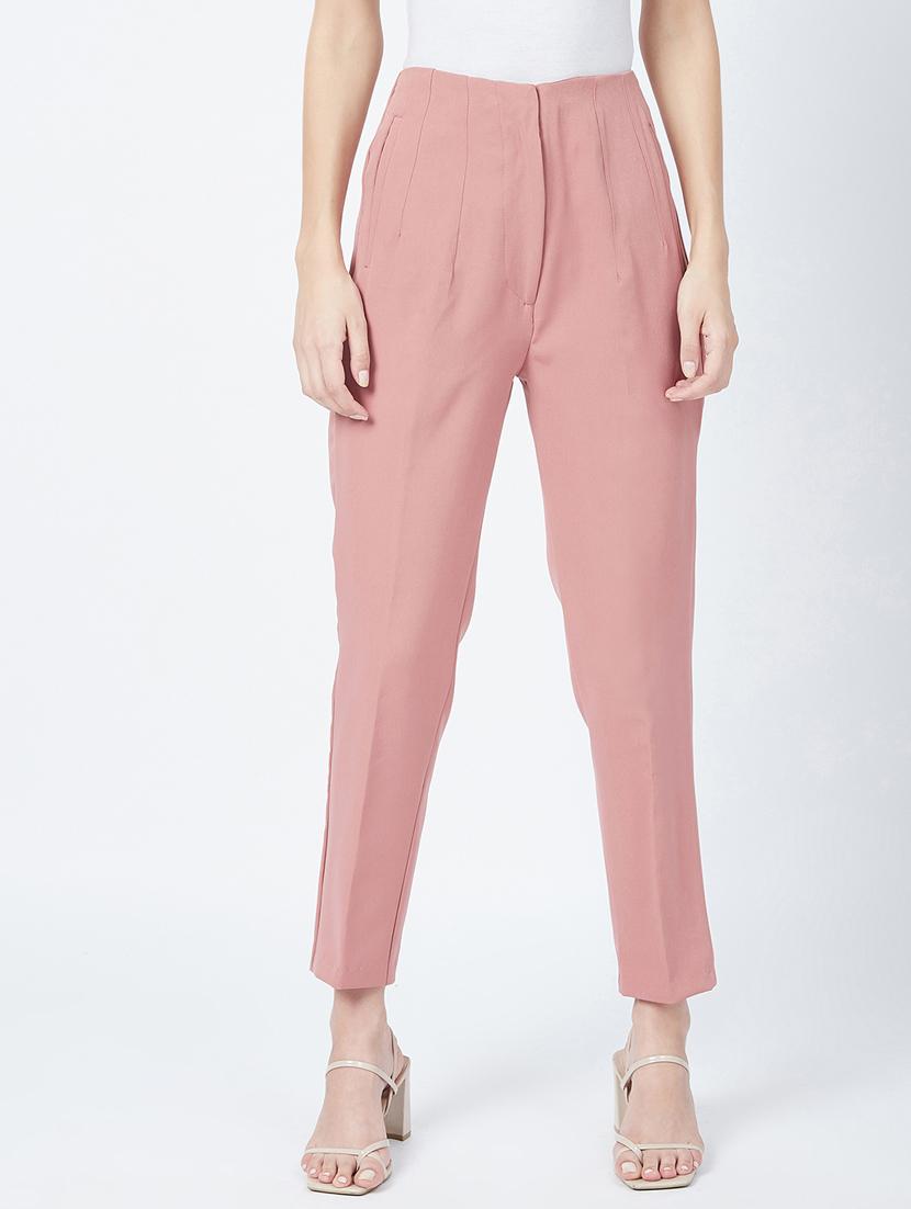 high rise flat front trouser - 17947821 -  Zoom Image - 0