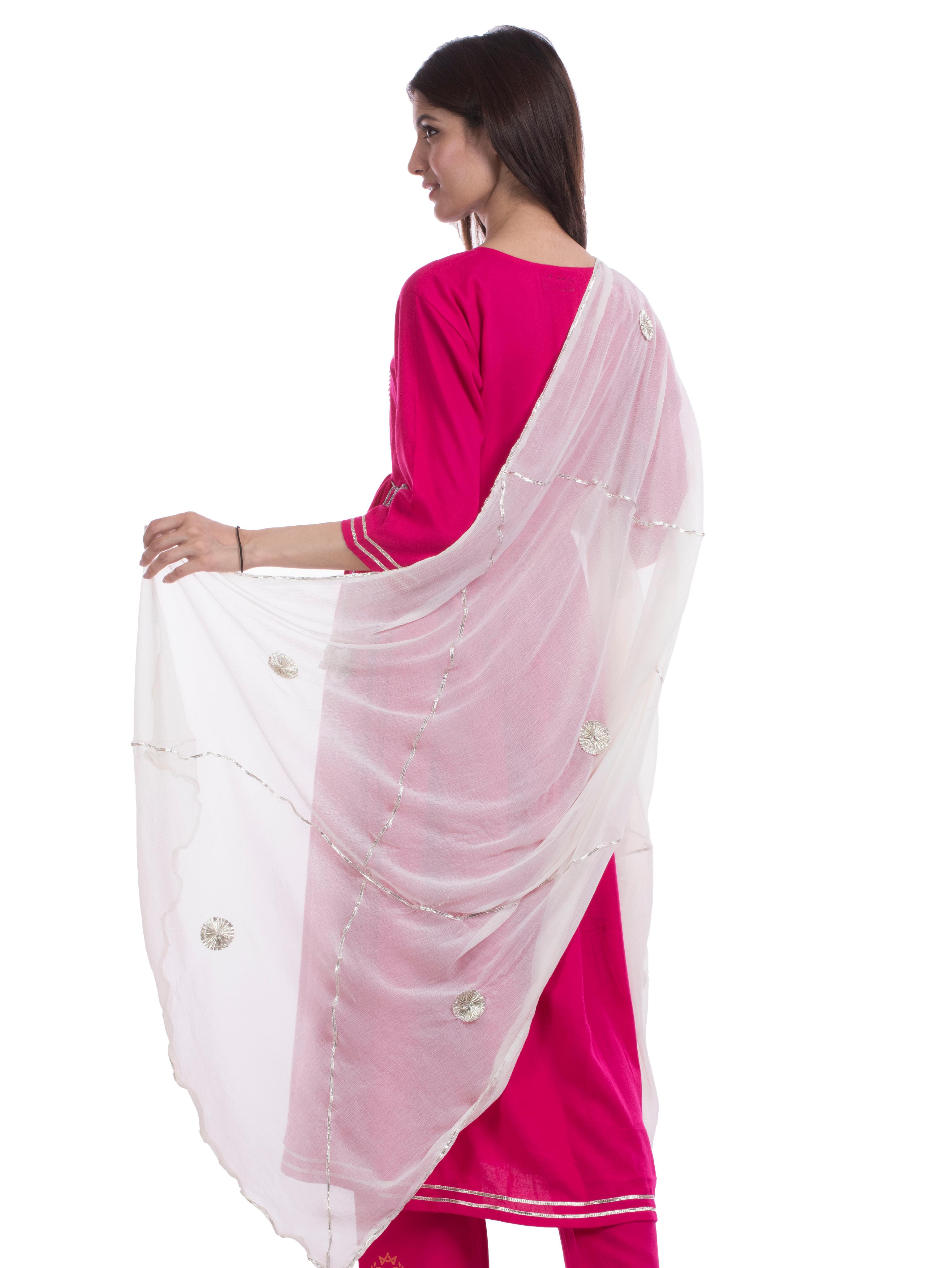 tajnan pink rayon women ethnic set - 17947936 - Standard Image - 3