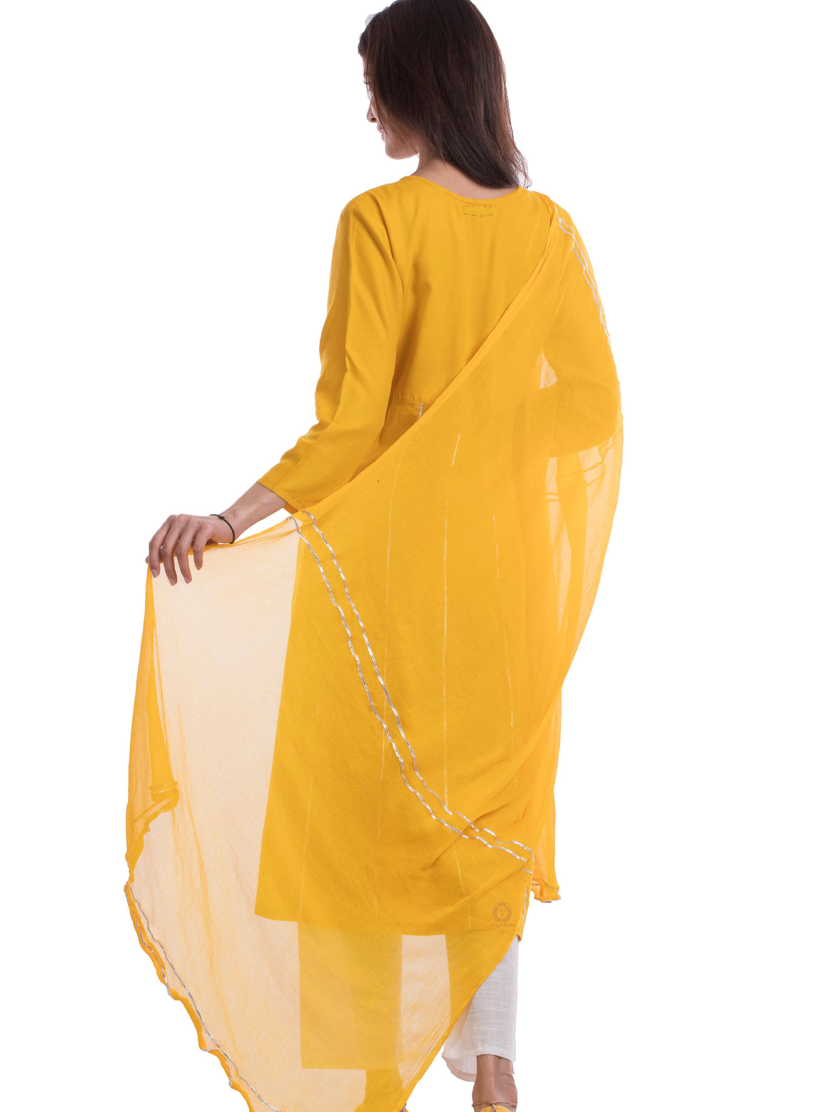 tajnan women's yellow rayon kalidar suit - 17947989 - Standard Image - 3