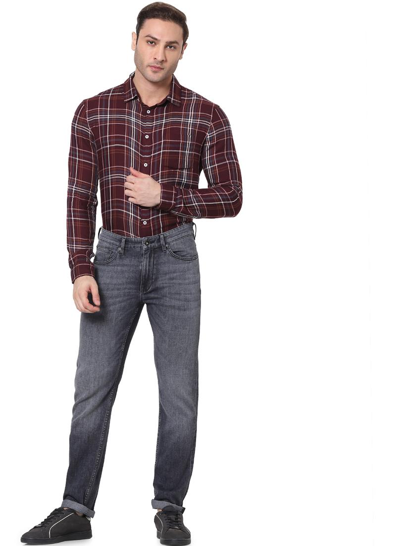 black heavy washed denim jeans - 17948350 - Standard Image - 3