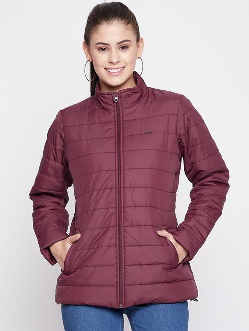 red solid jacket - 17949310 - Standard Image - 0