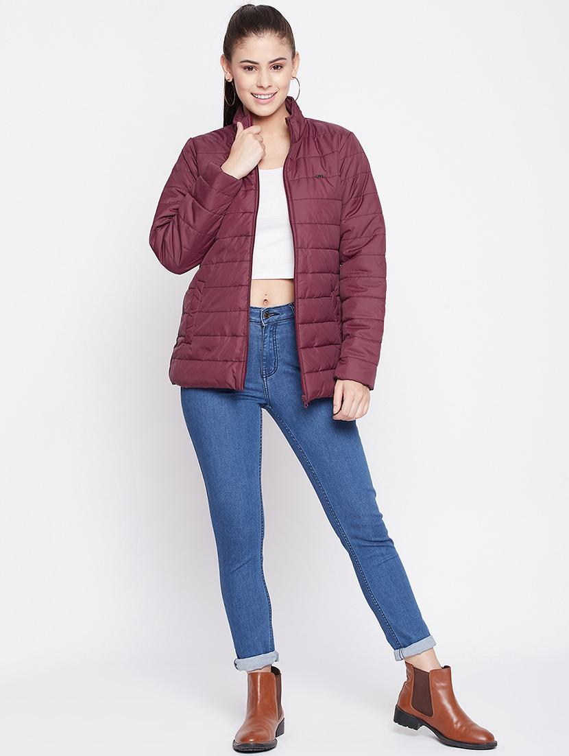 red solid jacket - 17949310 - Standard Image - 3