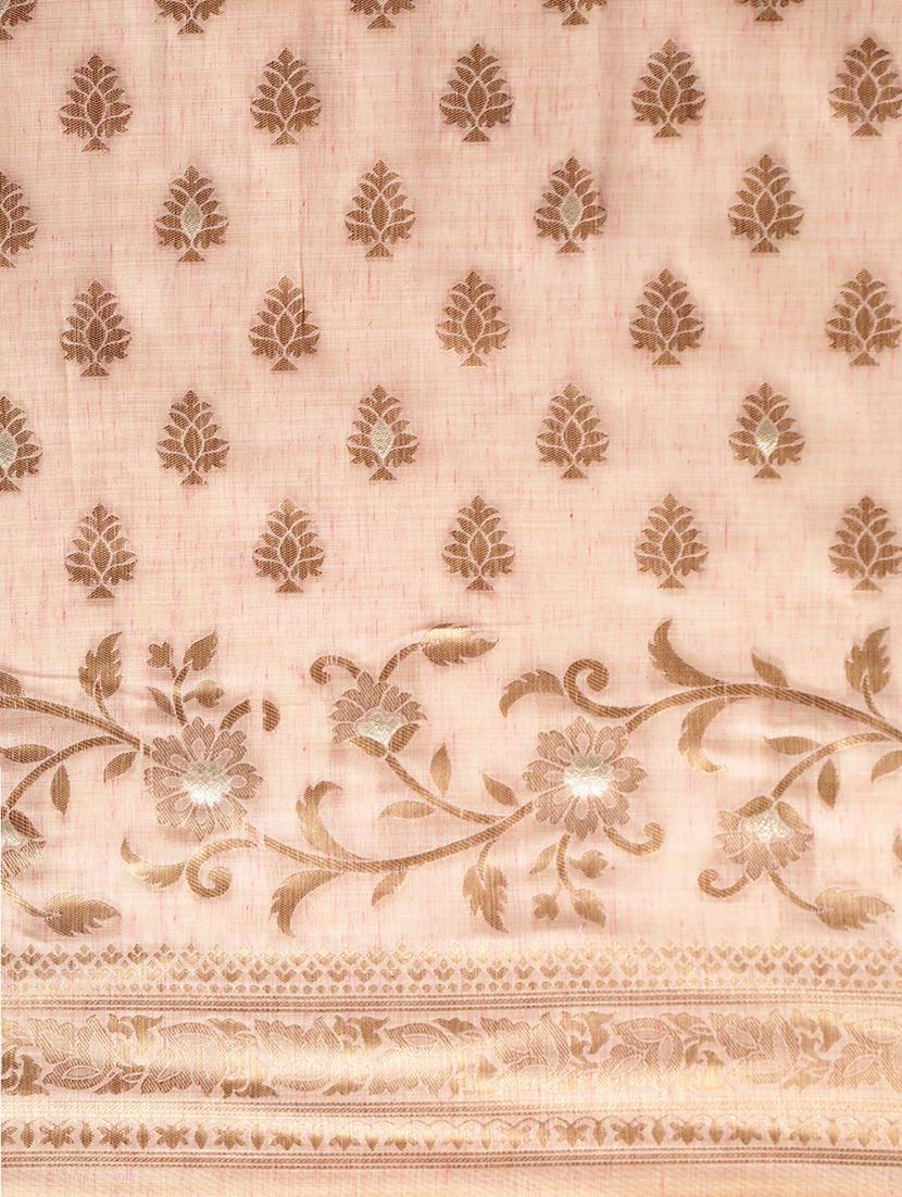 self design woven saree with blouse - 17949682 - Standard Image - 5